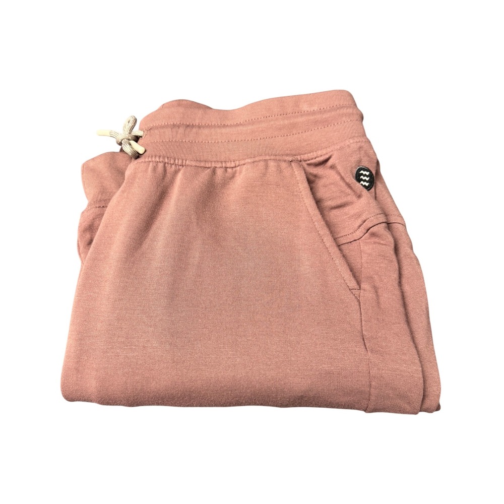Free Fly Joggers Womens S Bamboo Fleece Mauve Pink Athleisure Comfy Pants